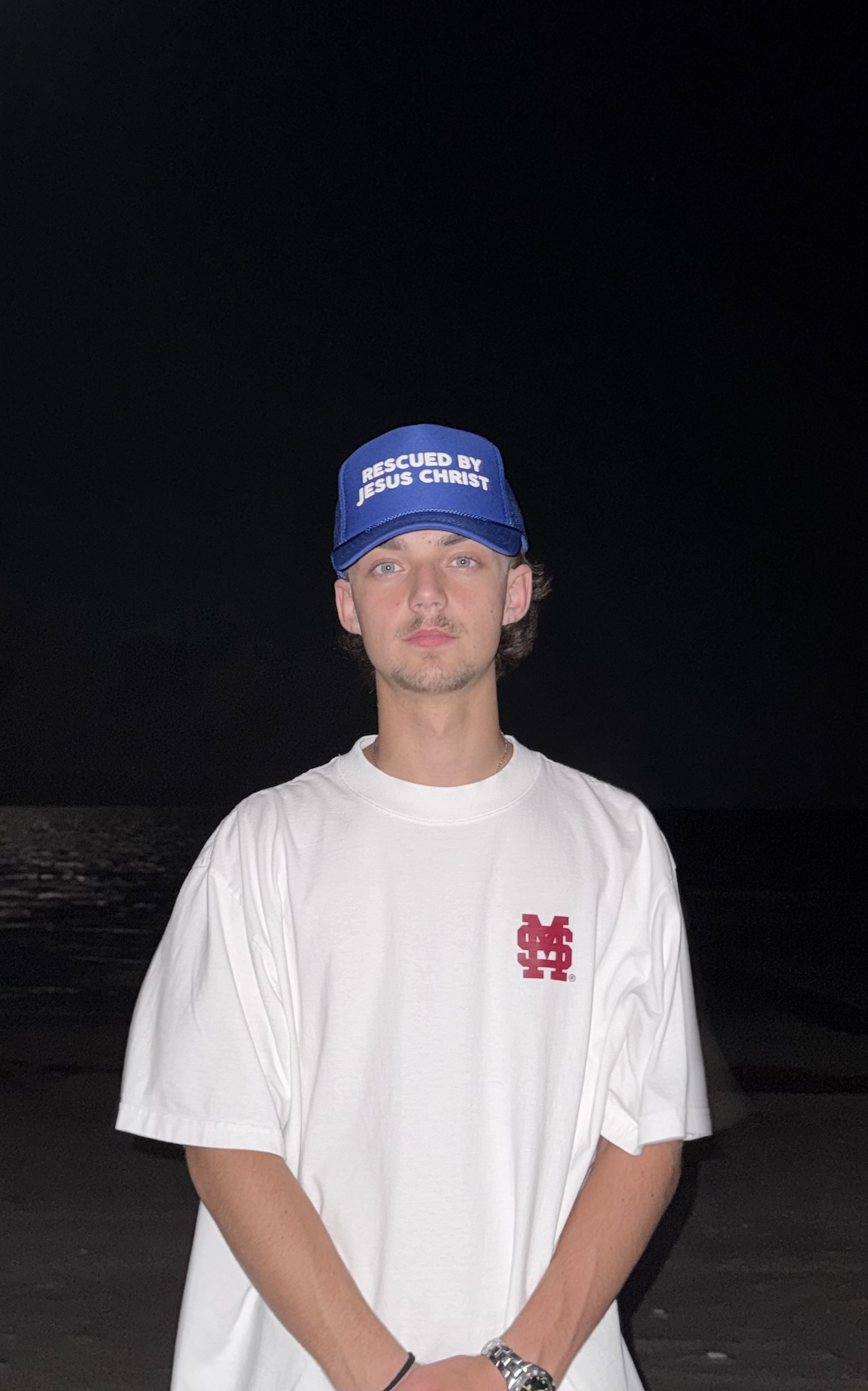 Christ Trucker Hat view 2